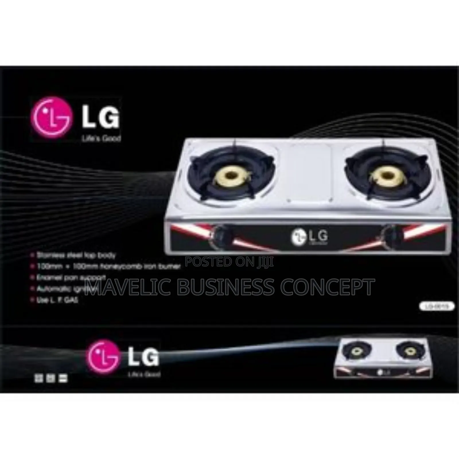 Lg Table Gas Stainless