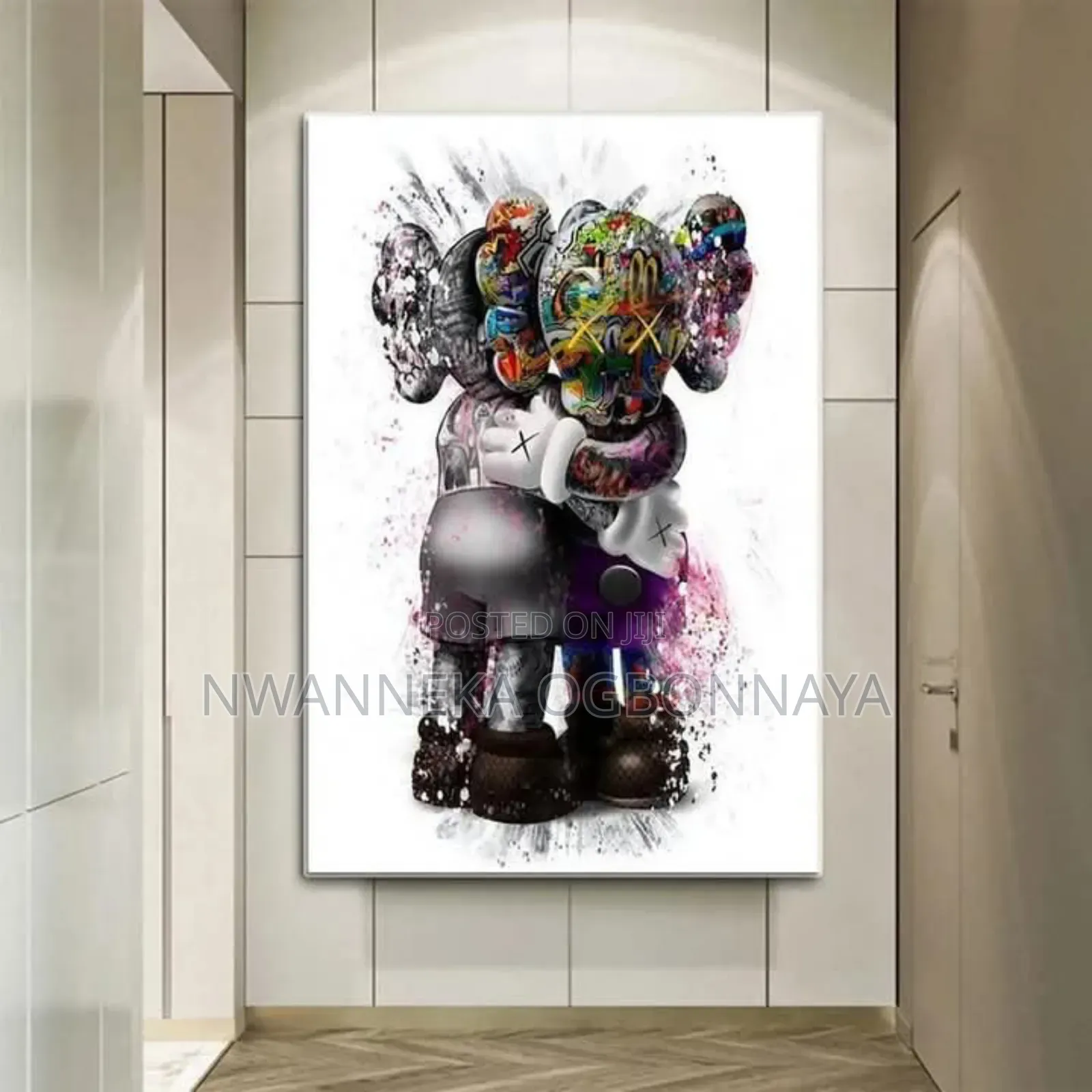Trendy Doll Interior Paintings Bear Game