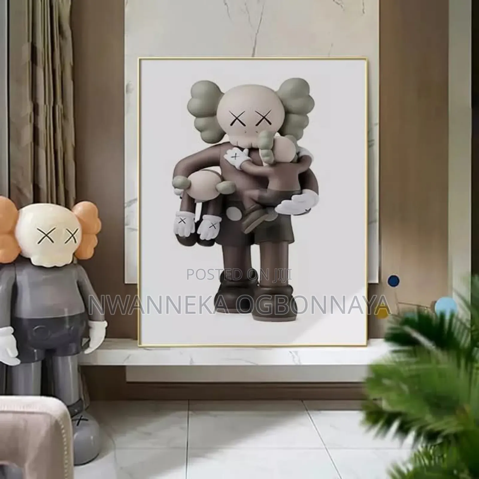 Trendy Doll Interior Paintings Bear Game