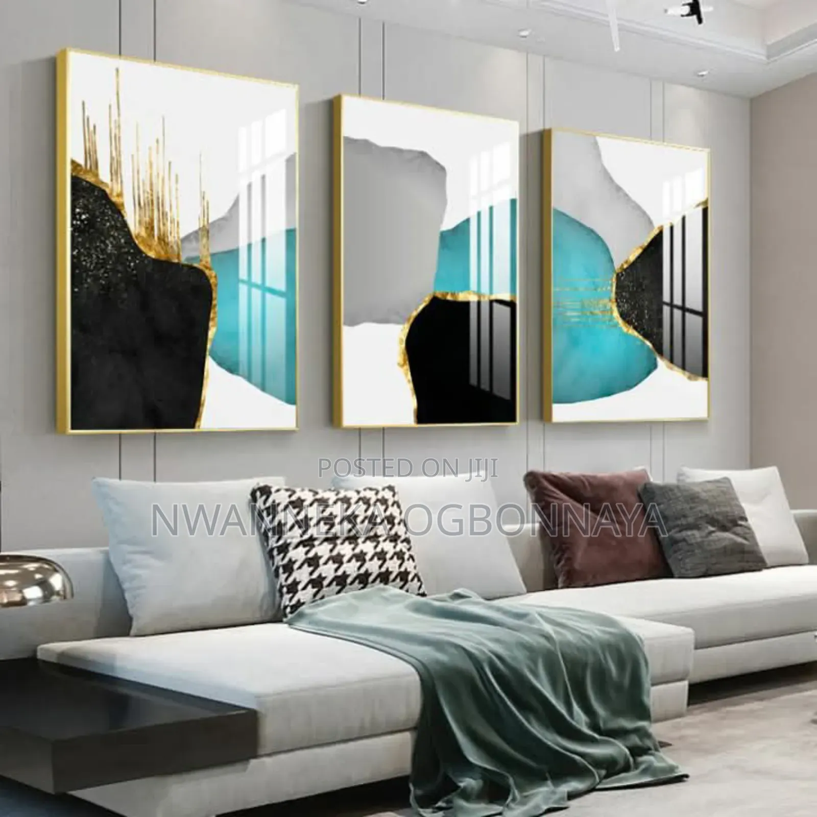 Abstract and Modern Art Geometry Poster