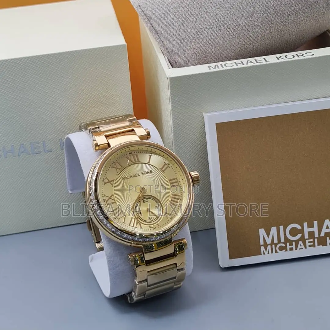 Luxury Michael Kors Female Chain Strap Wristwatches