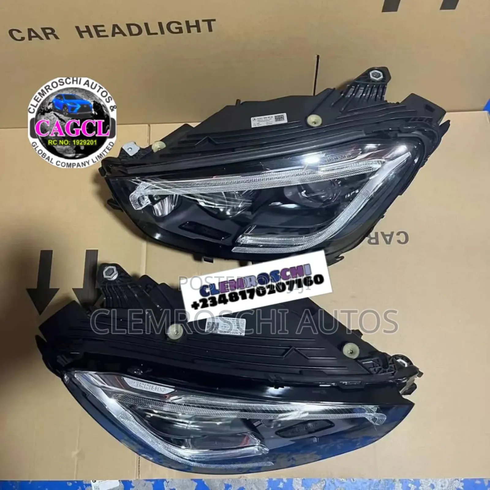 High Quality Certified Head Light Mercedes Benz GLC 2021