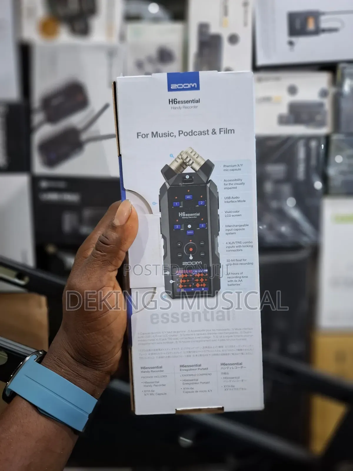 Zoom H6essential 6-Track 32-Bit Float Audio Recorder