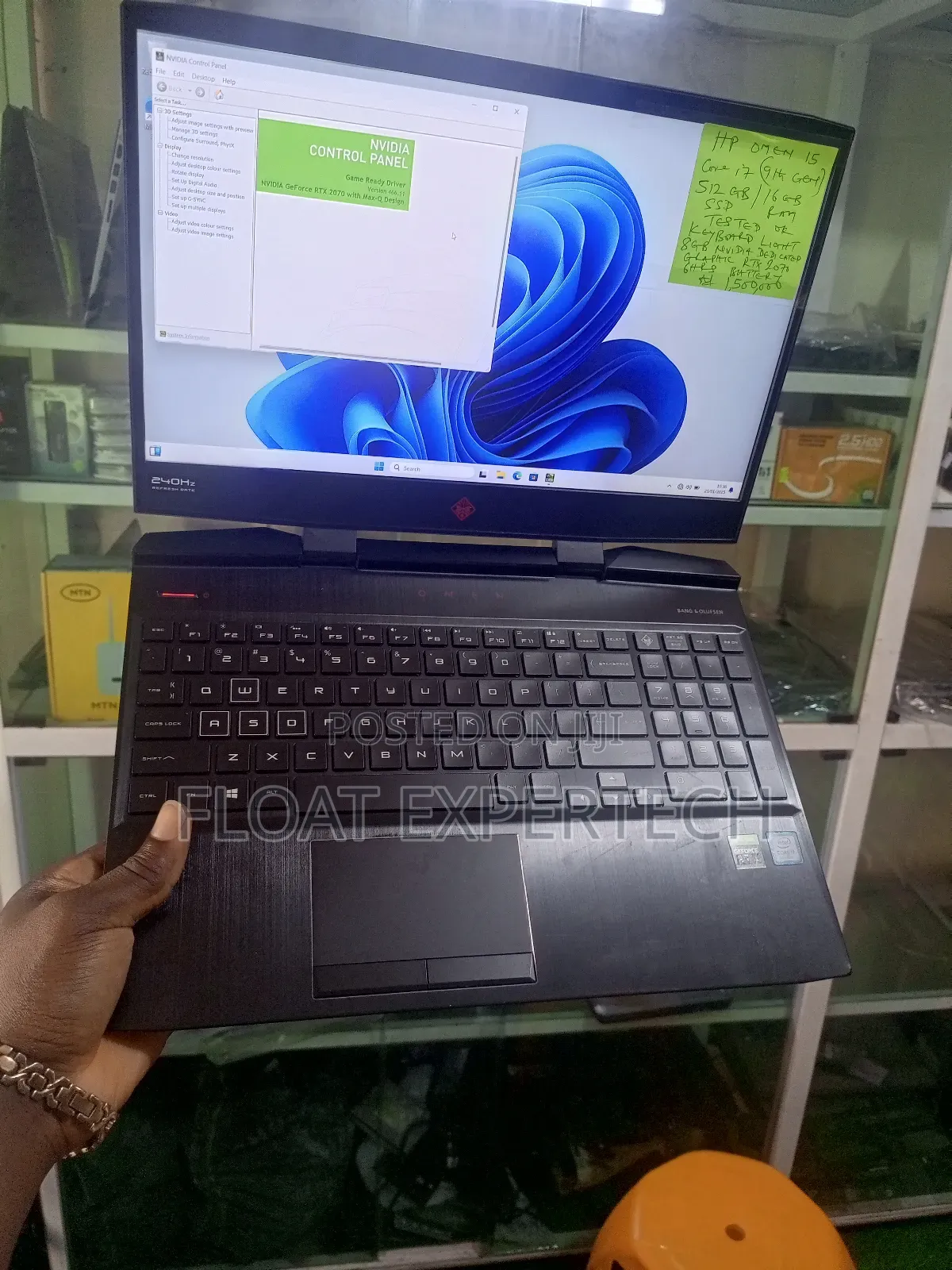 Laptop HP Omen 15 8GB Nvidia SSD 512GB