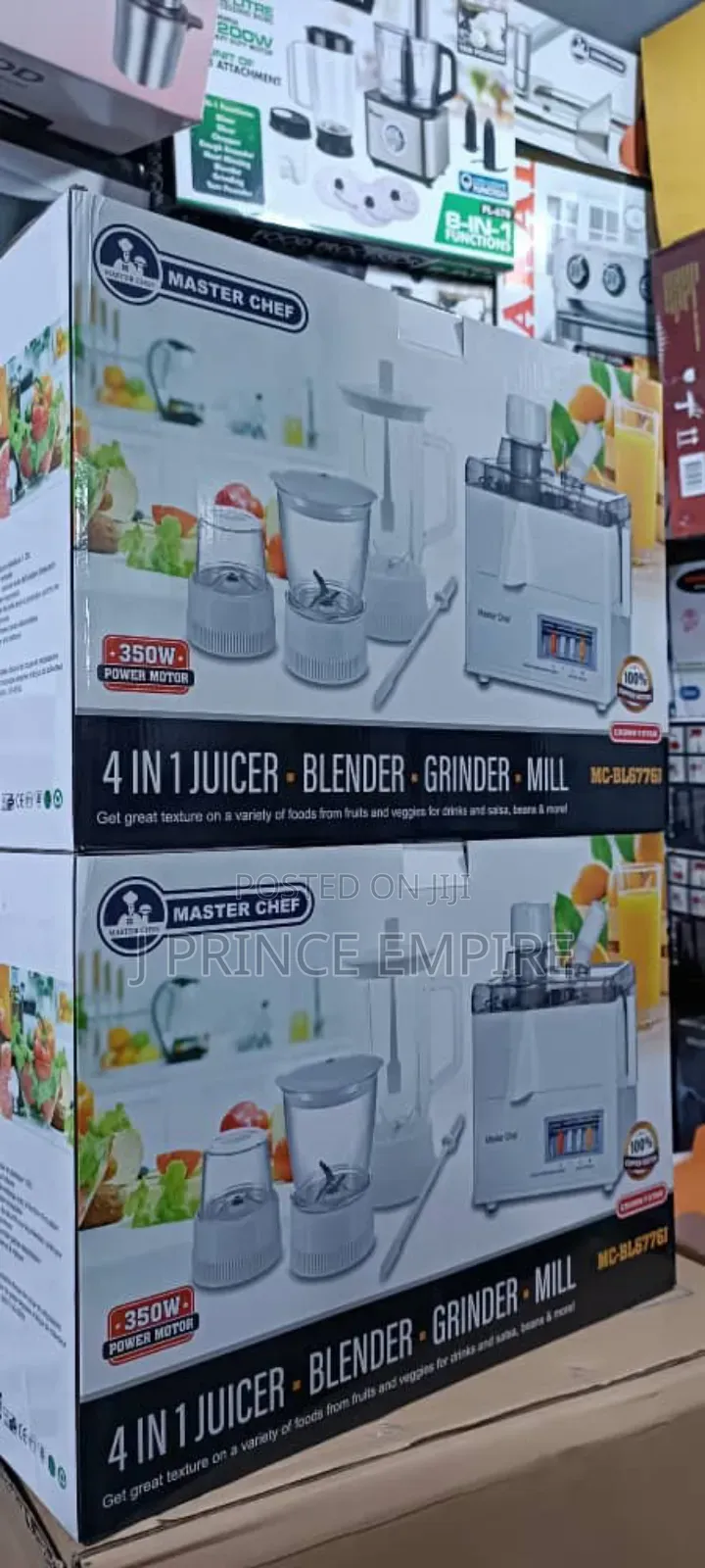 Masterchef 4 in 1 Electric Blender/Juice Extractor