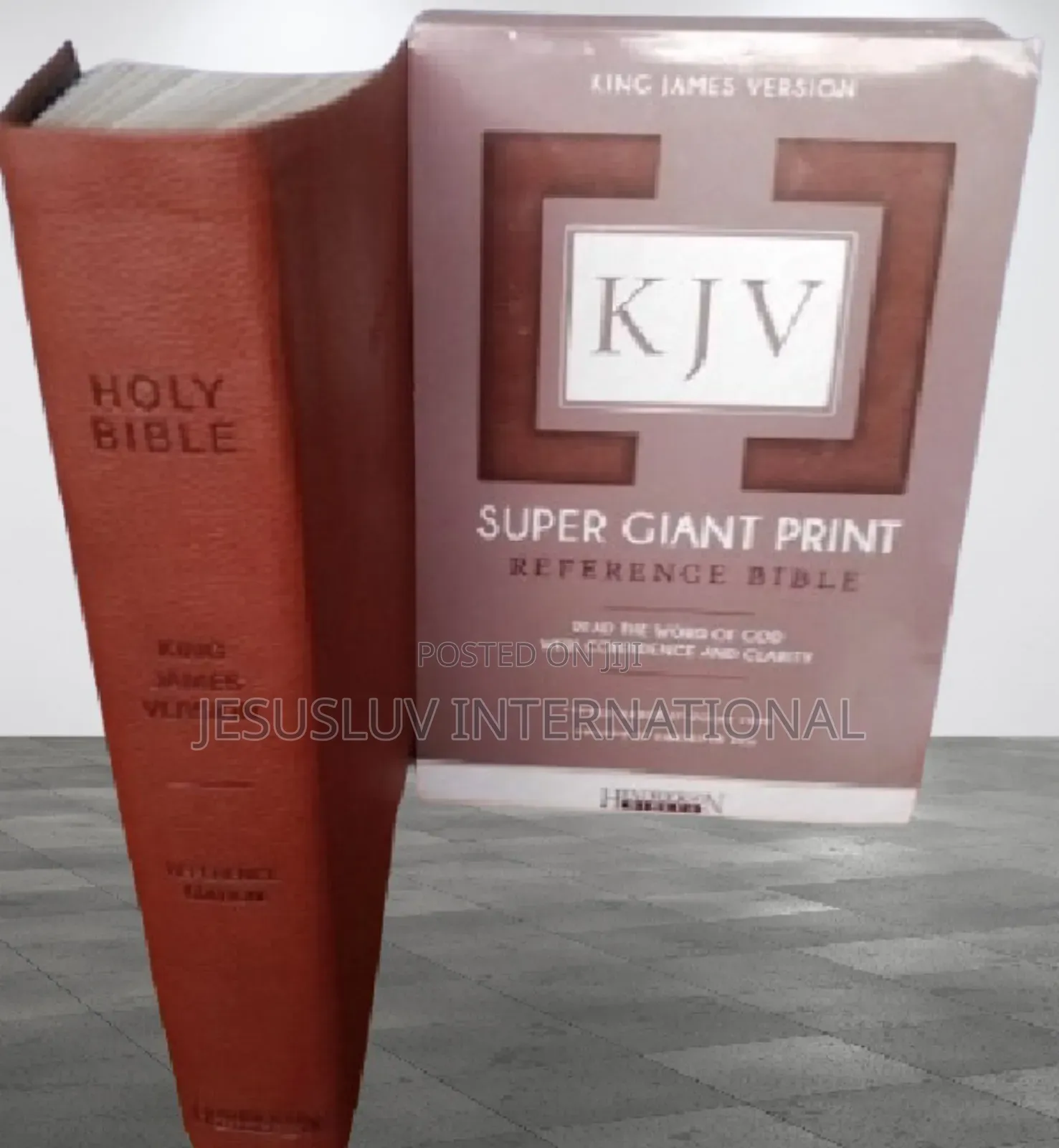 KJV Super Giant Print Reference Bible,Flexisoft Red Letter