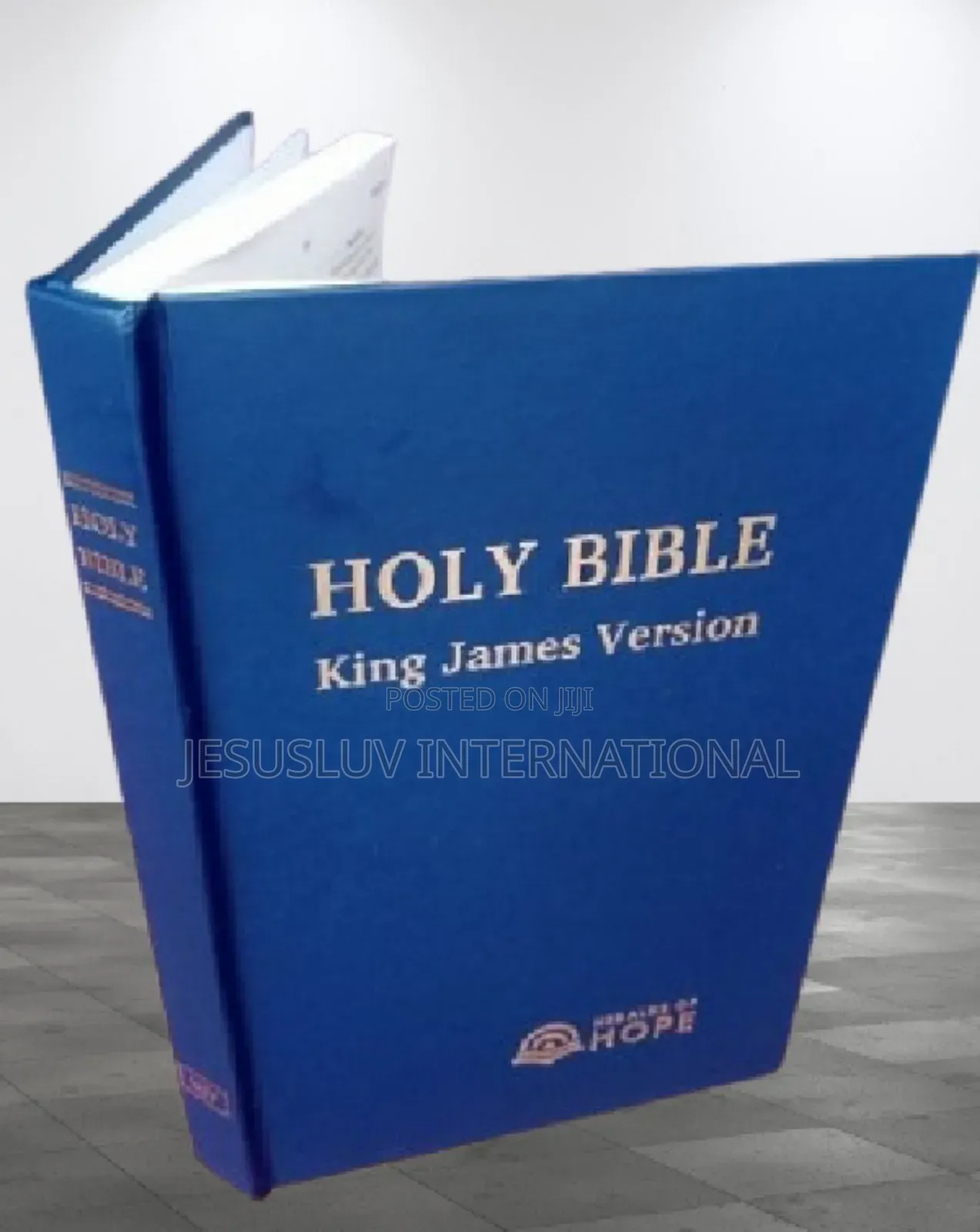 KJV Bible Large Giant Print,Hardcover by Heralds of Hope-Usa