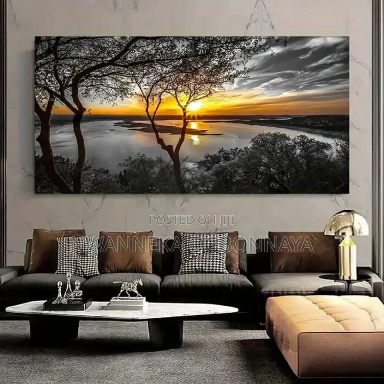 Green Forest Landscape Canvas