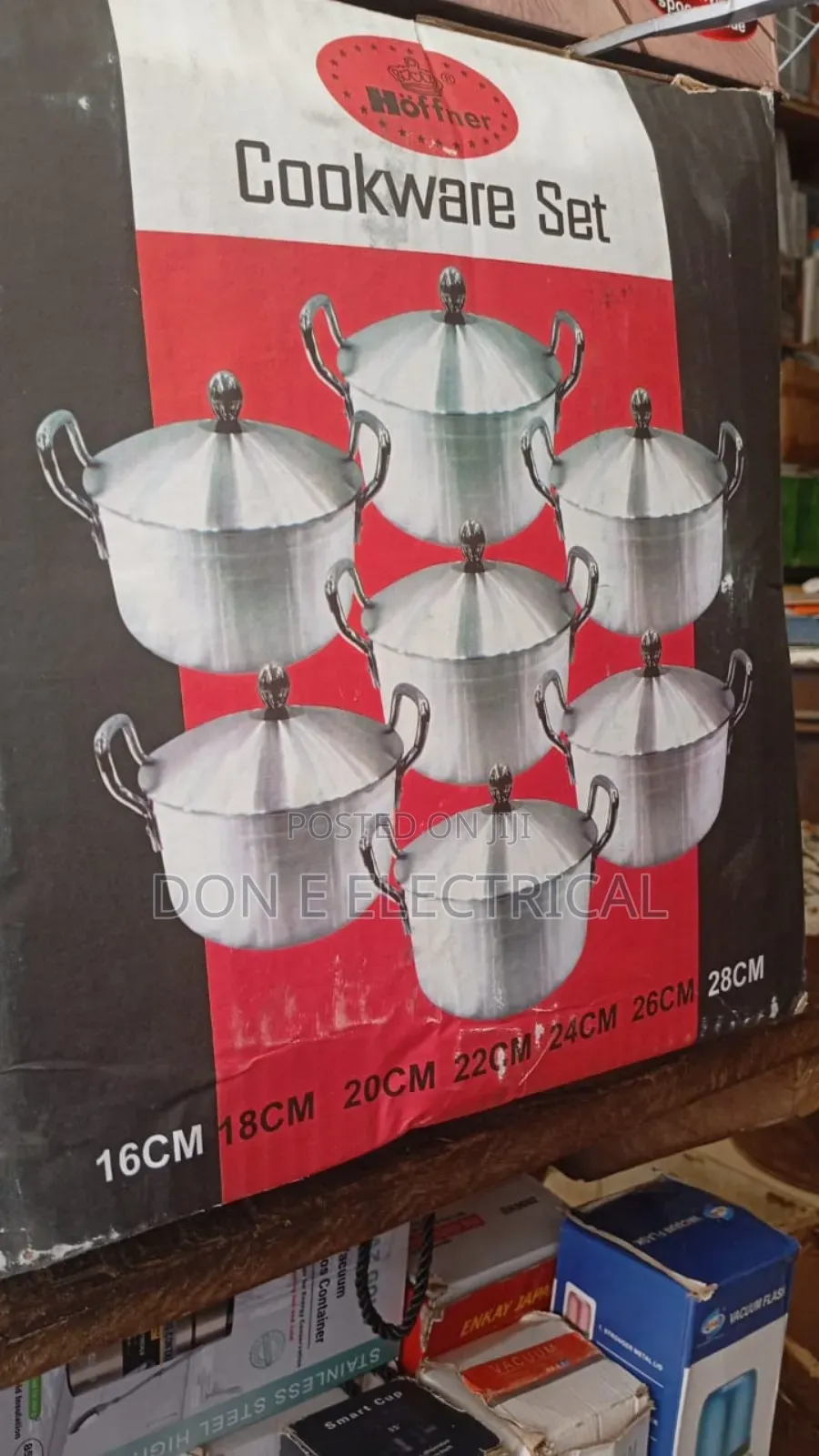 7 Set Cookware Pot Aluminum