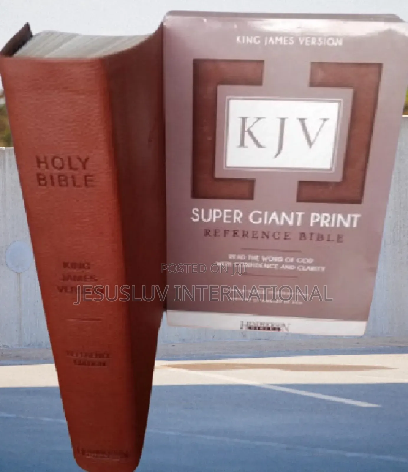 Holy Bible (KJV) Super Giant Print Reference Bible, Leather