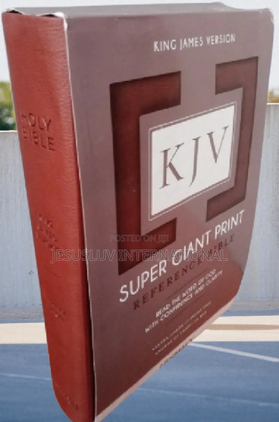 Holy Bible (KJV) Super Giant Print Reference Bible, Leather