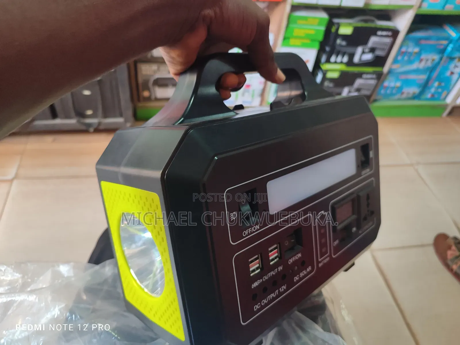 300w Solar Power Station With Panel and Bulbs