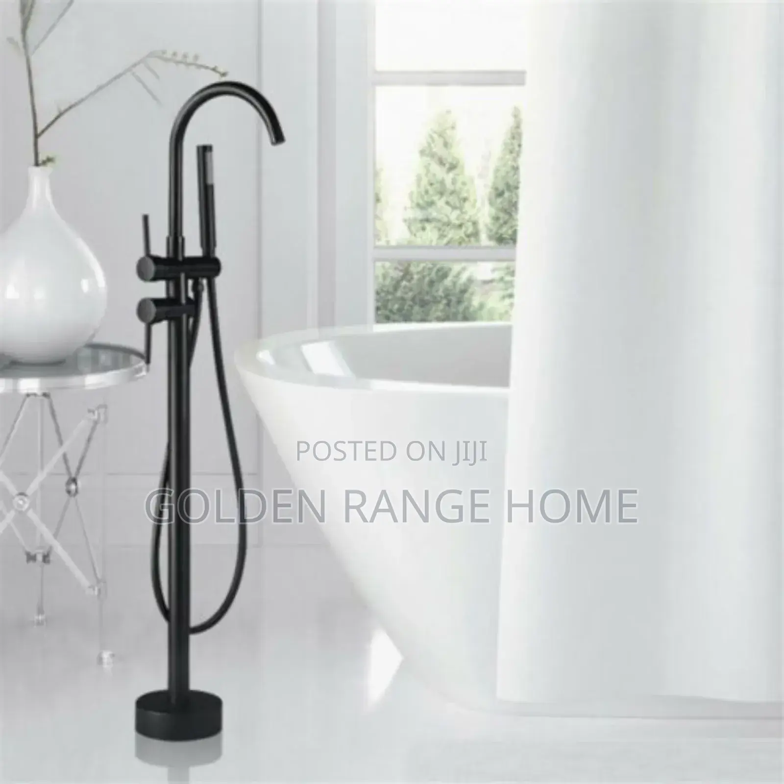 Black Bathtub Mixer Faucet