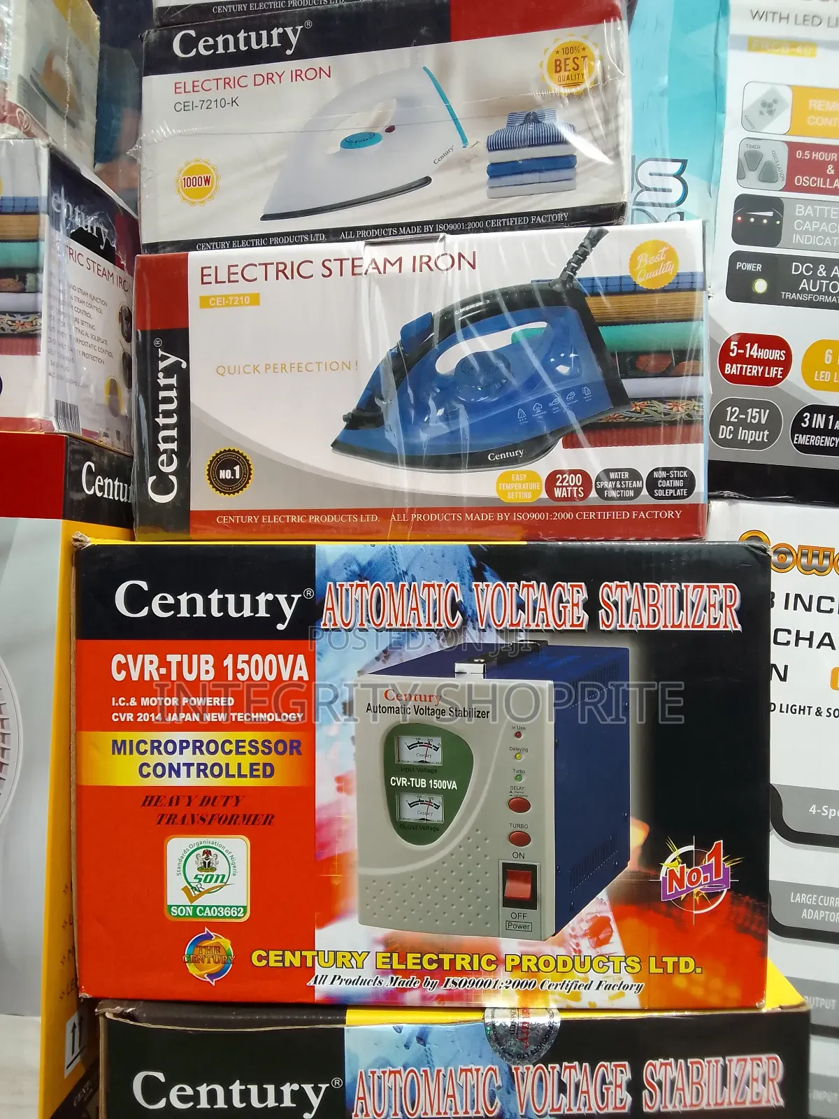 Century 1500W Tub 1.5kva Stabilizer