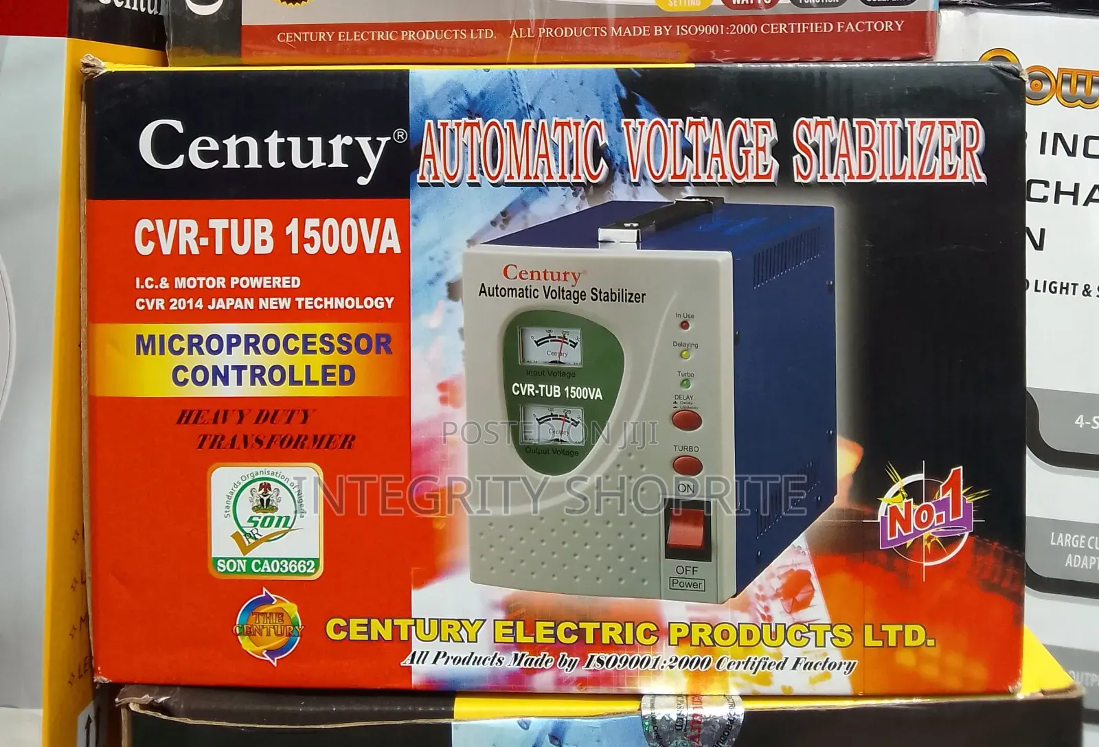 Century 1500W Tub 1.5kva Stabilizer