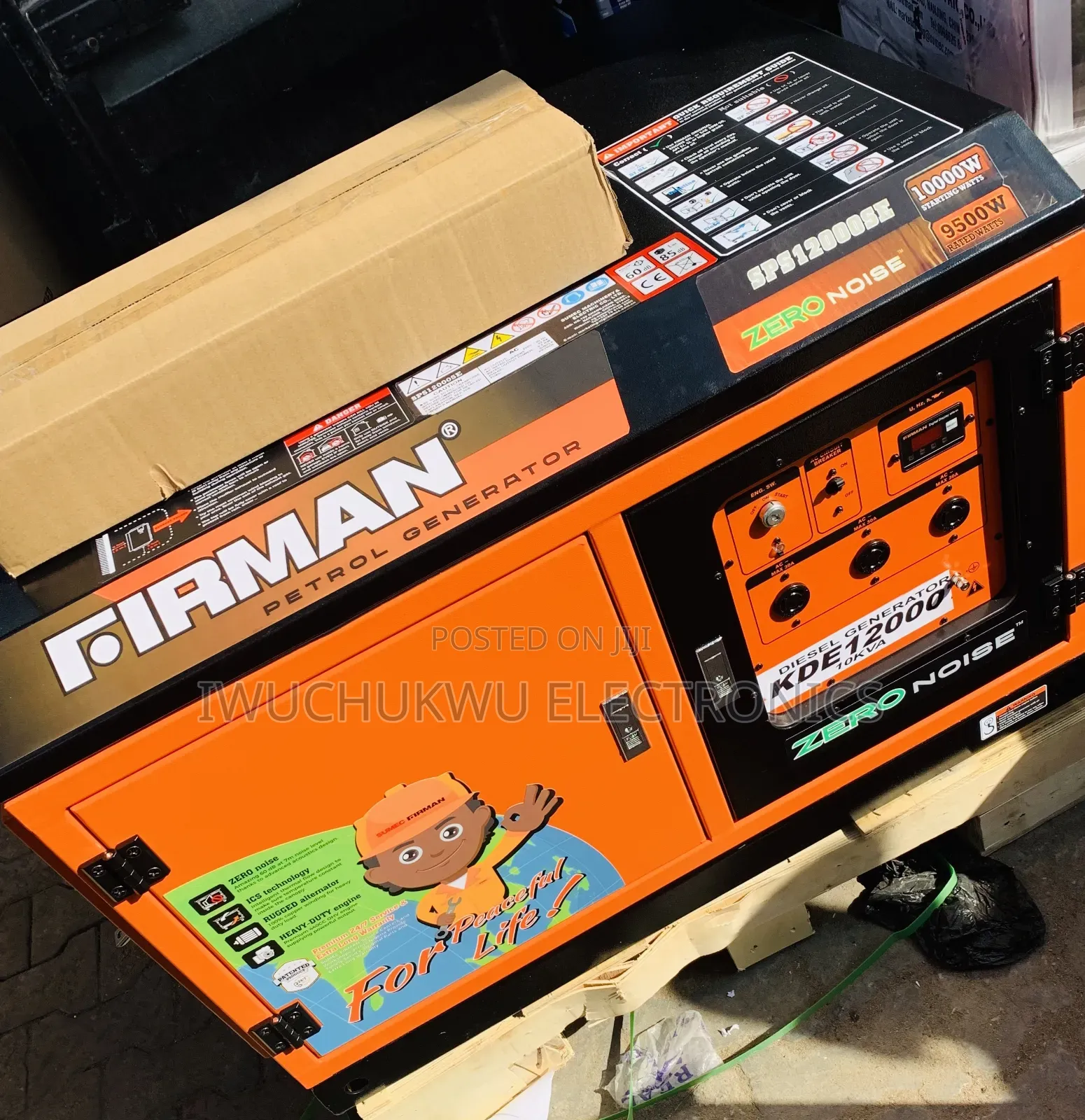 Original Firman 10kva Soundproof Petrol Generator