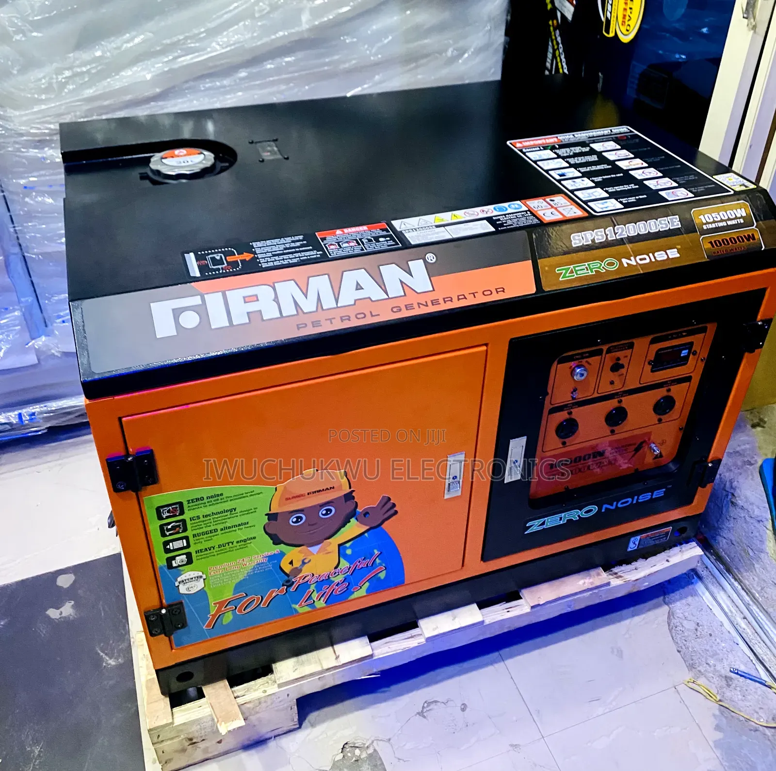Brand New SPS12000SE 10/10.5kva Petrol Soundproof Generator