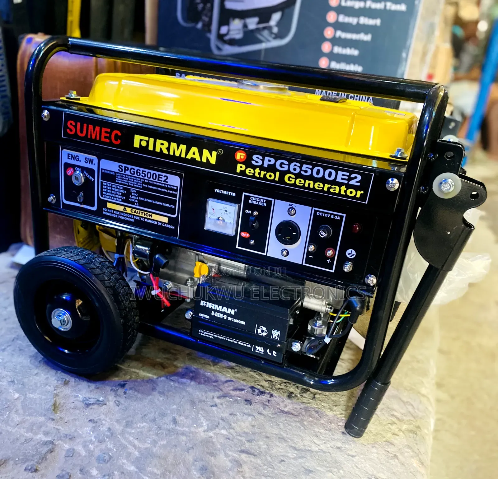 Sumec Firman SPG6500E2 4.5kva Petrol Generator