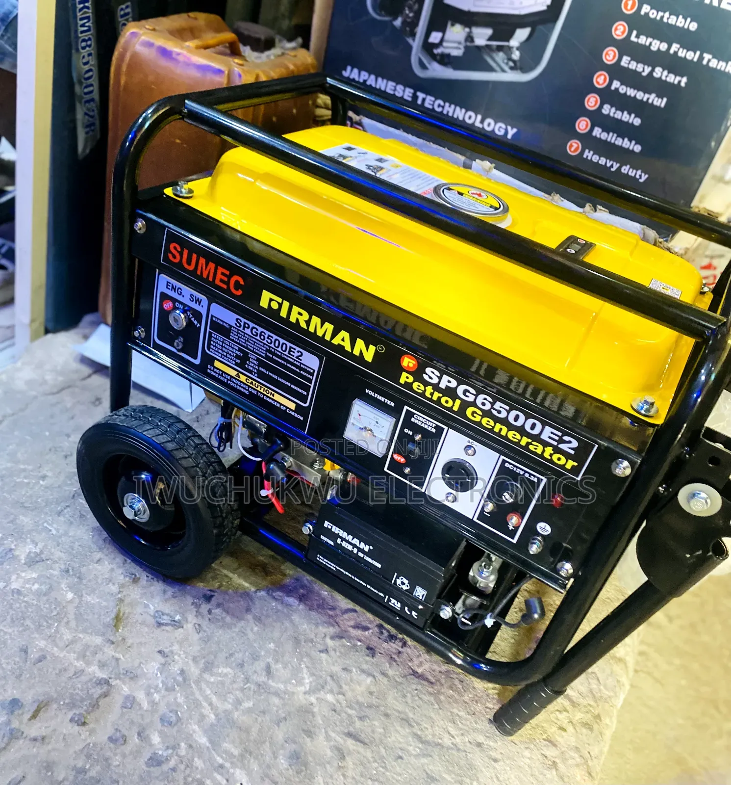 Sumec Firman SPG6500E2 4.5kva Petrol Generator