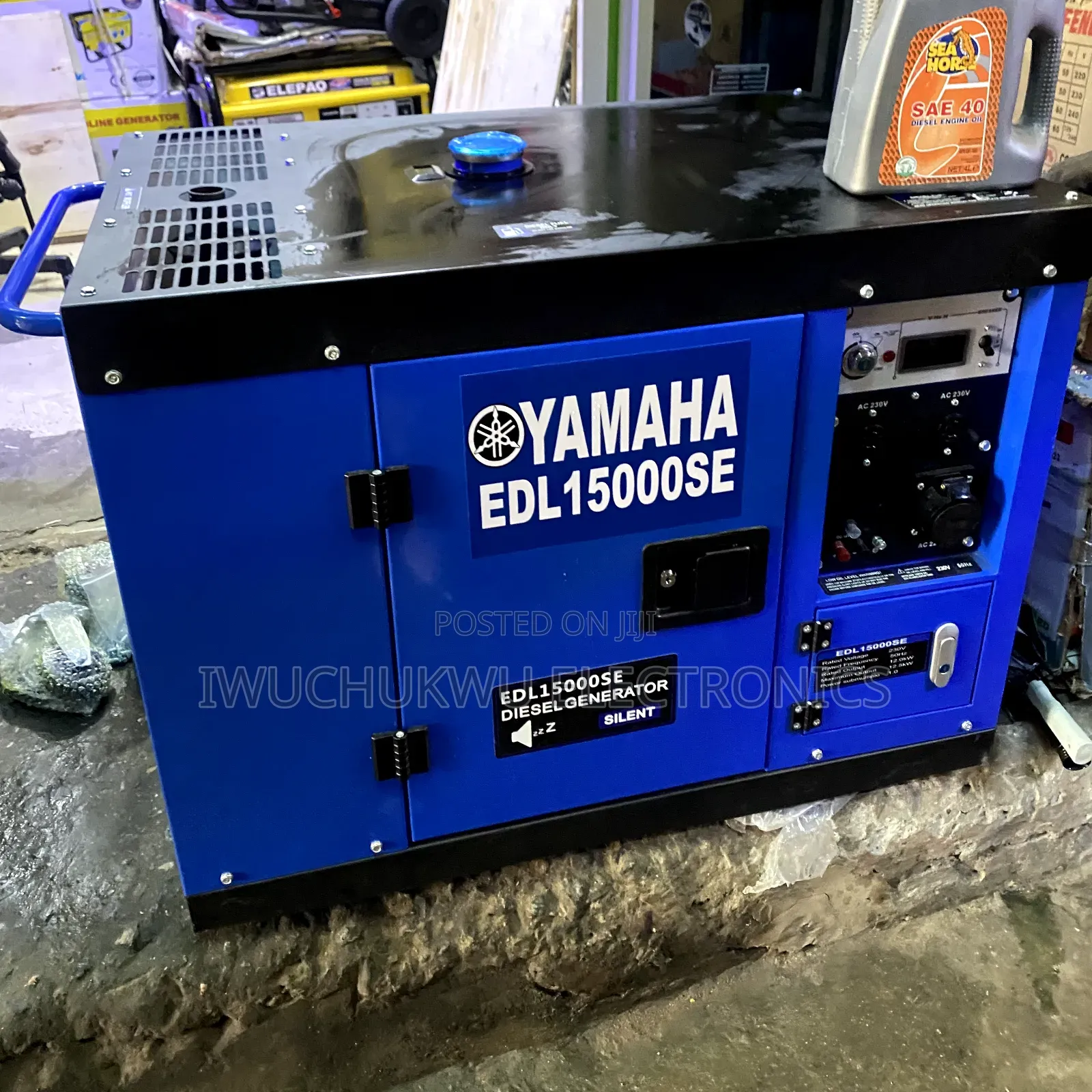 Yamaha EDL15000SE 12/13kva Diesel Generator (Made in Japan)