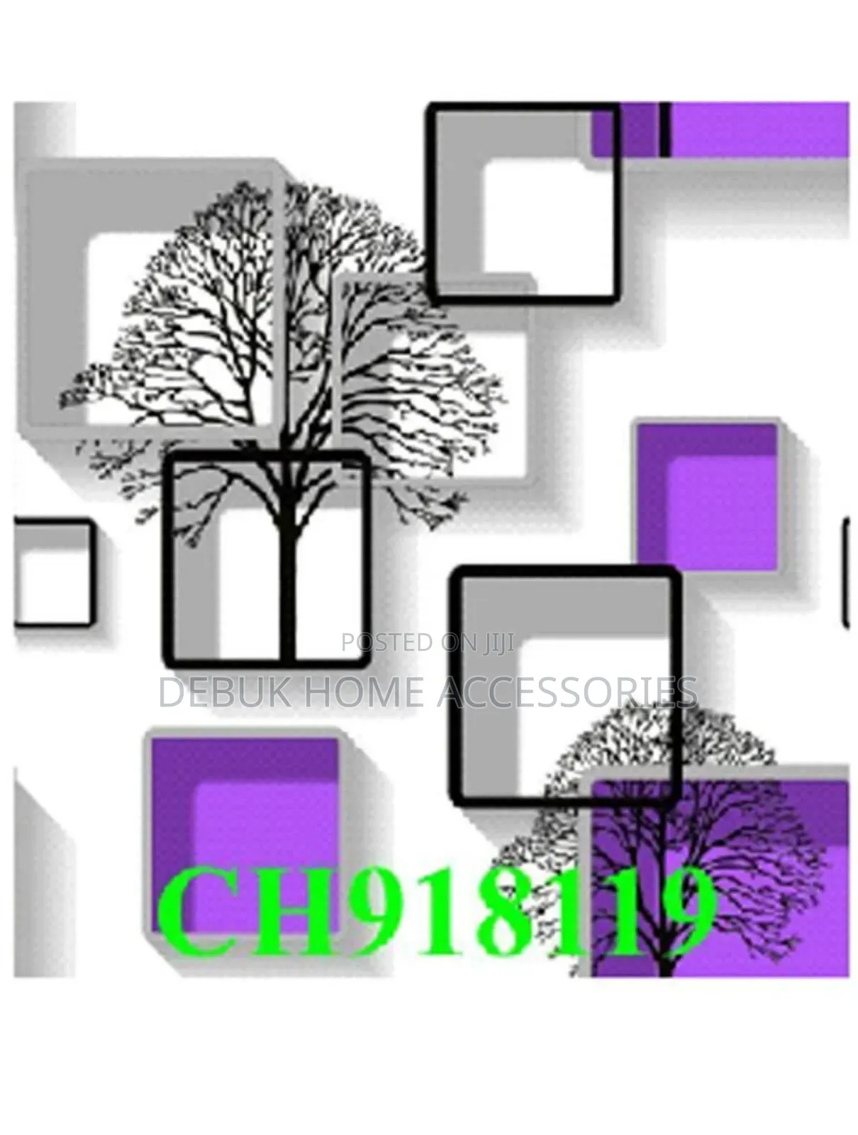 Purple and White Wallpaper, 3d Effect