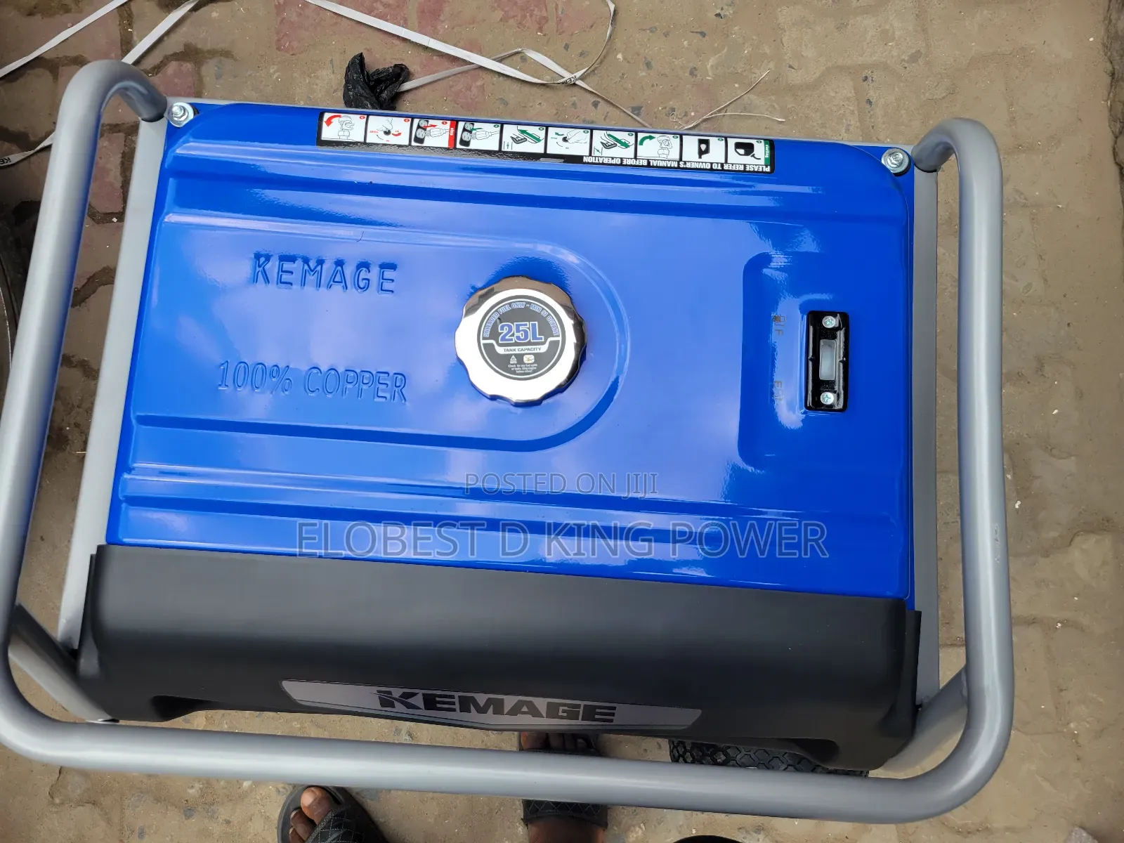 10.5kva Kemage Petrol Generator 100% Pure Copper Coil