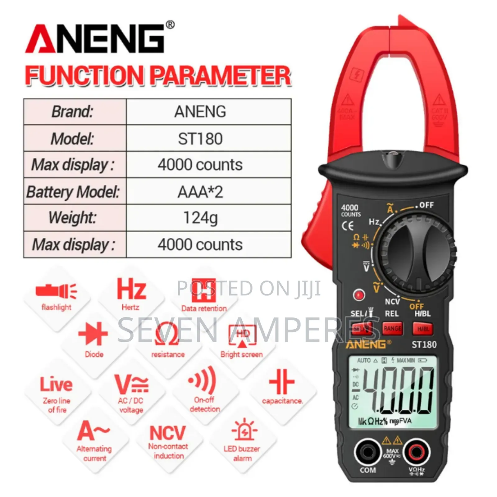 Aneng Ac/Dc Multimeter and Voltage Detector Tester Meter