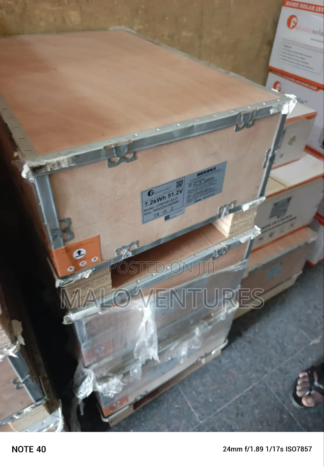 7.2kva Felicity Lithium Battery