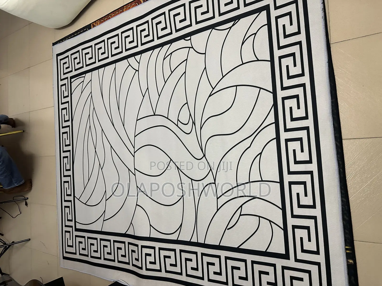 Versace Inspired Velvet Center Rug