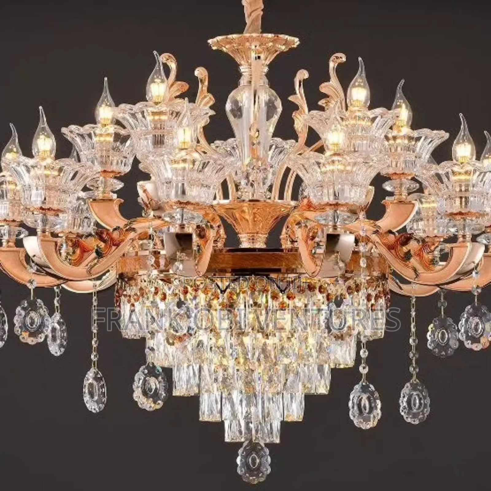 Royal Crystal Dropped Lights