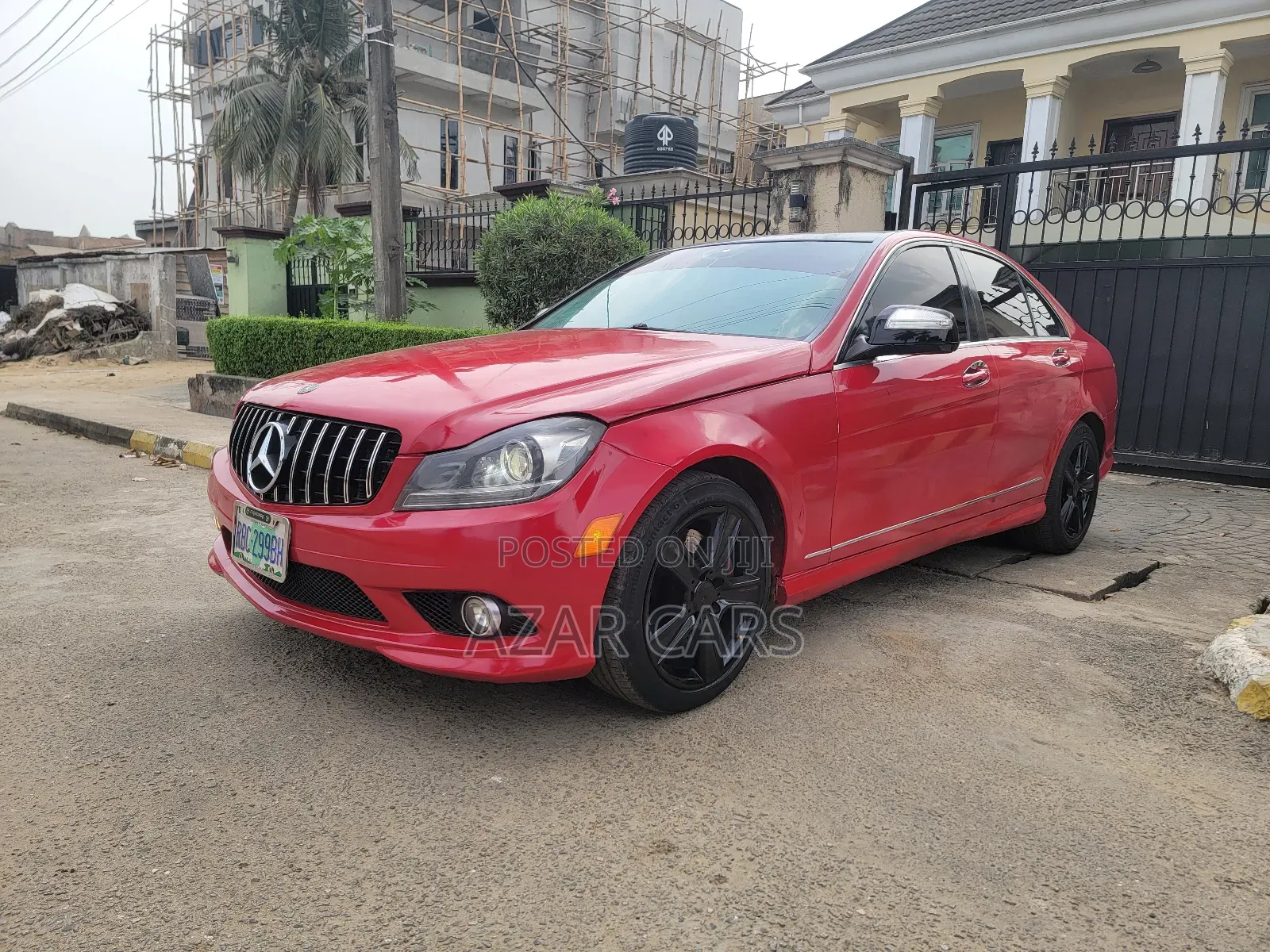 Mercedes-Benz C300 Sport Sedan AWD (3.0L 6cyl 7A) 2009 Red