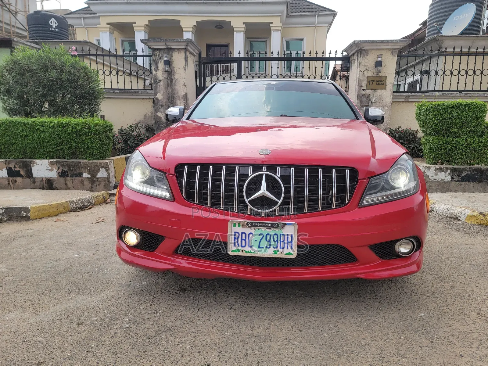 Mercedes-Benz C300 Sport Sedan AWD (3.0L 6cyl 7A) 2009 Red