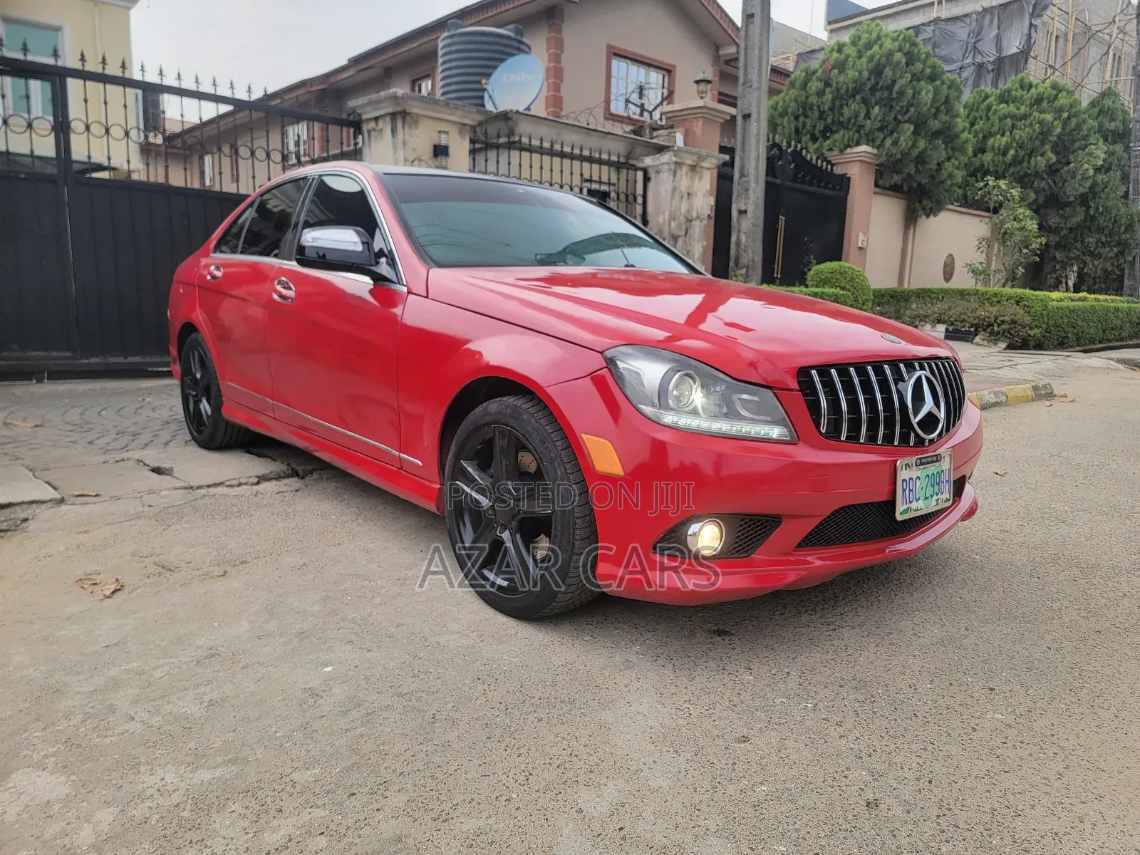 Mercedes-Benz C300 Sport Sedan AWD (3.0L 6cyl 7A) 2009 Red