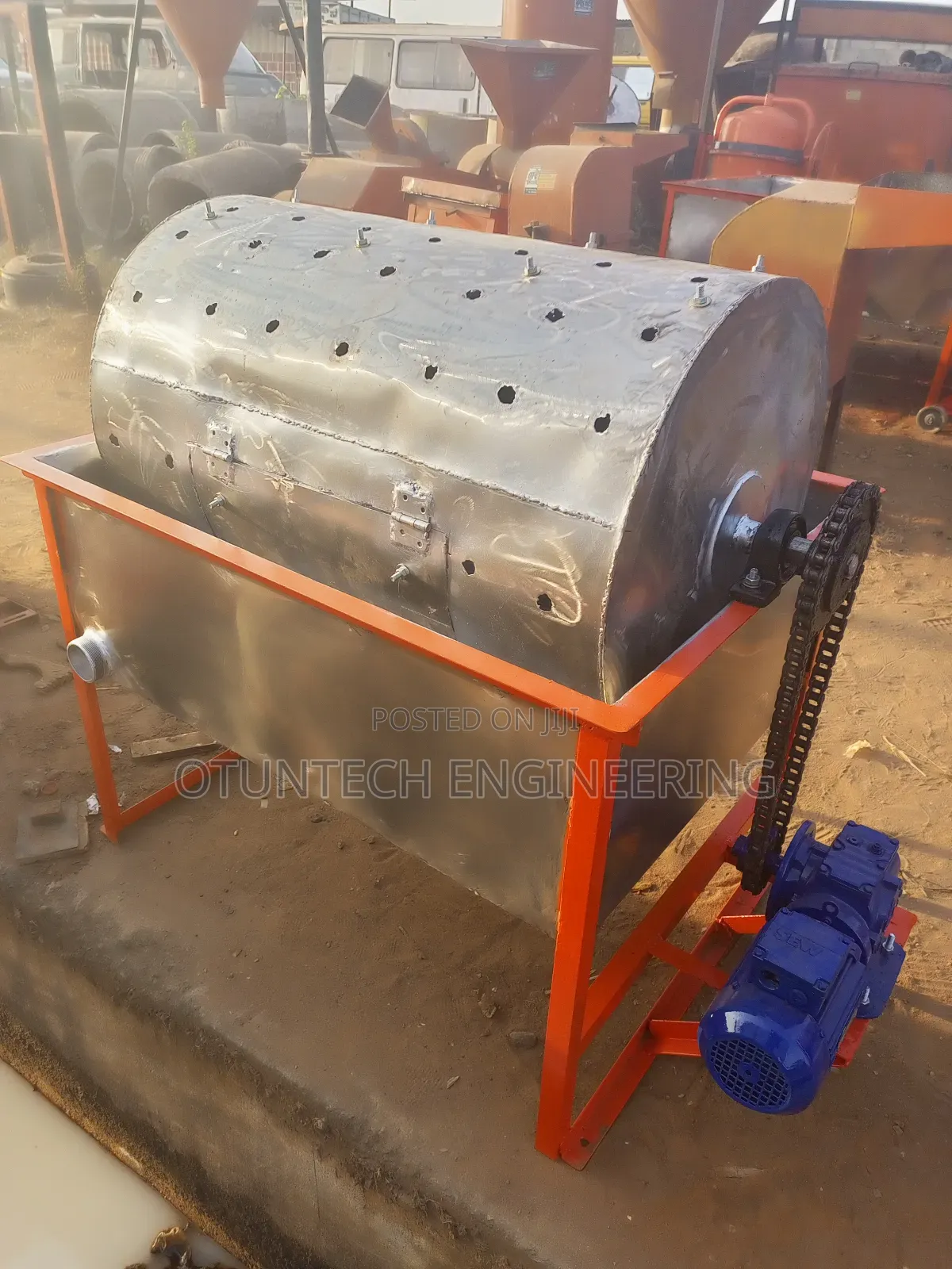 Pealing of Cassava and Washing Machine