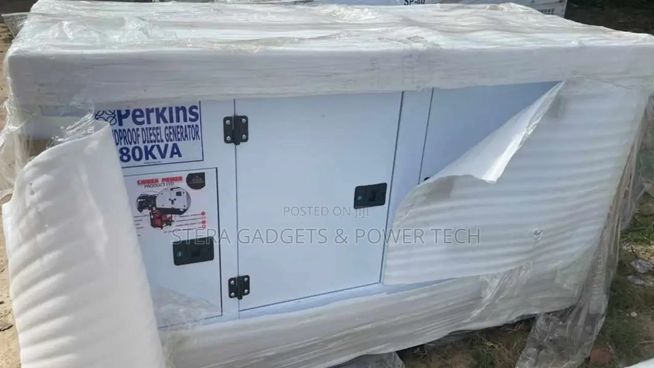 80kva Perkins Soundproof Diesel Generator