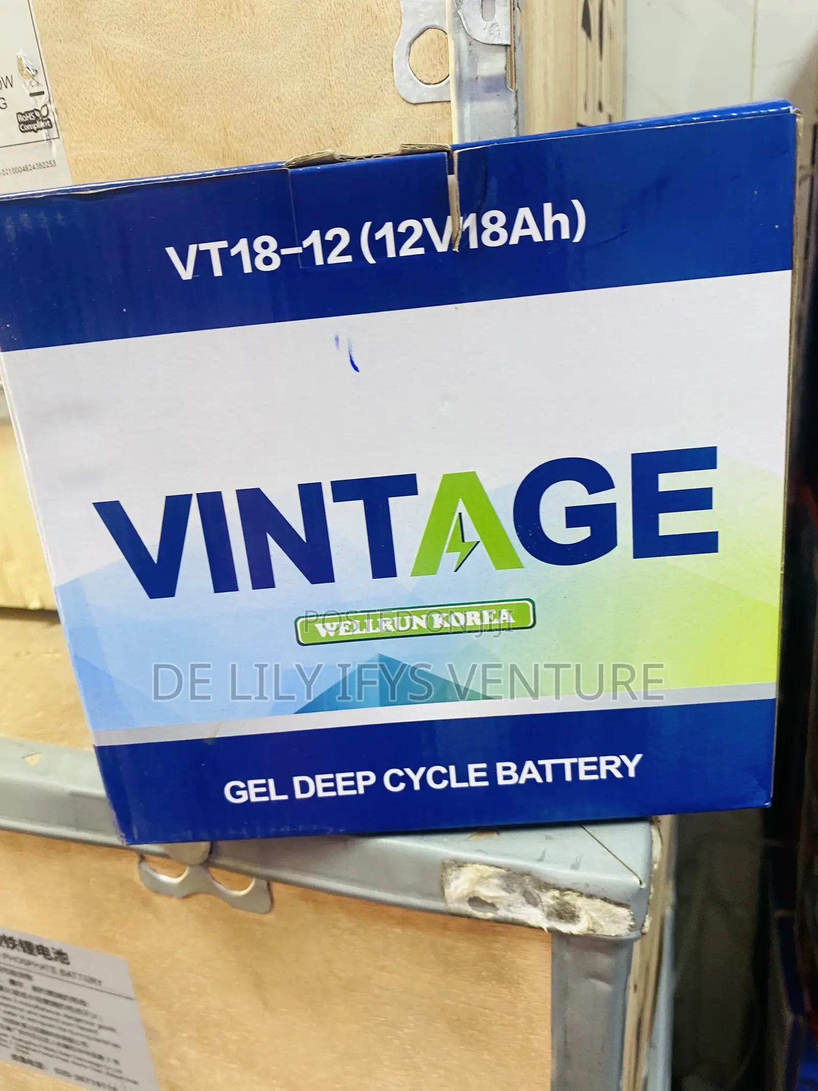 Vintage Battery Dry Cell 18ah