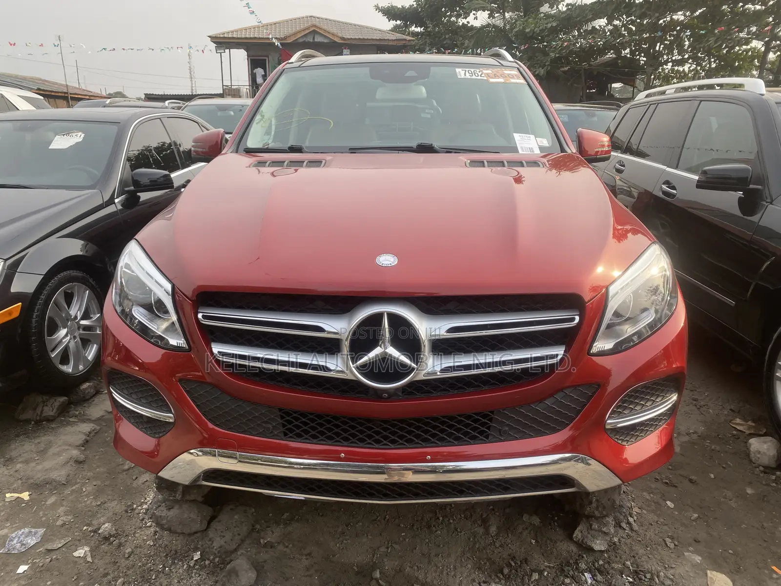 Mercedes-Benz GLE-Class GLE 350d 4MATIC 2017 Red
