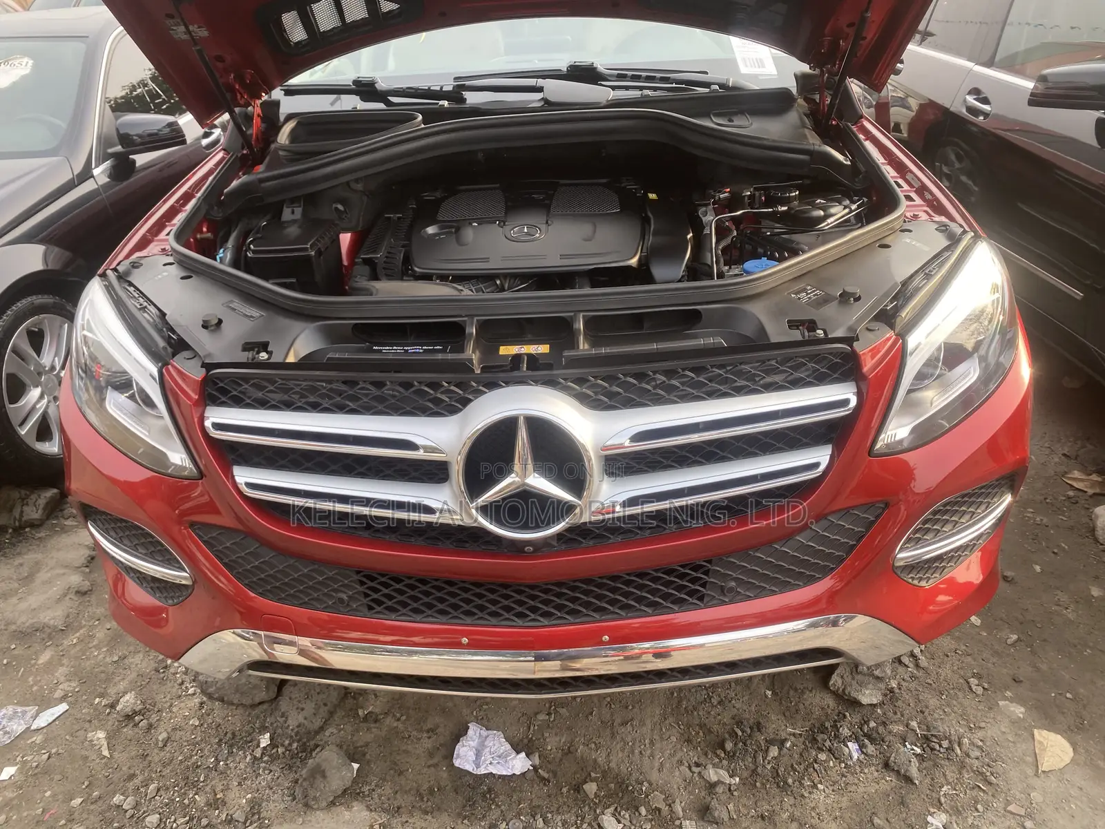 Mercedes-Benz GLE-Class GLE 350d 4MATIC 2017 Red