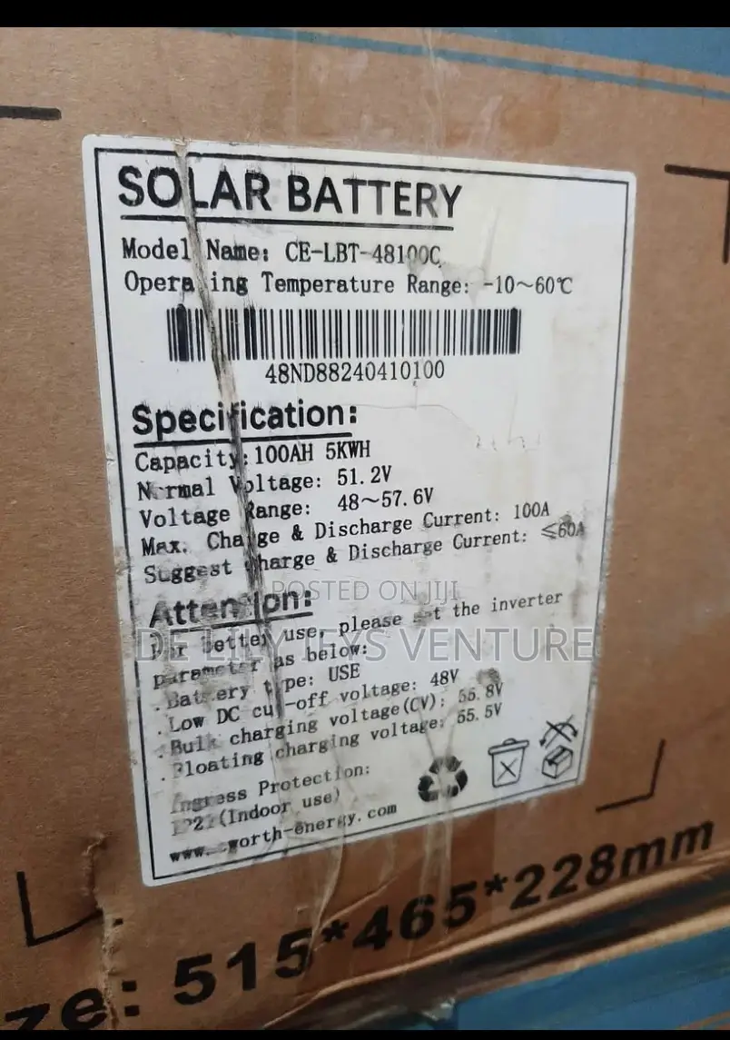 C-Worth Energy Solar Lithium Battery 5kwh /48v