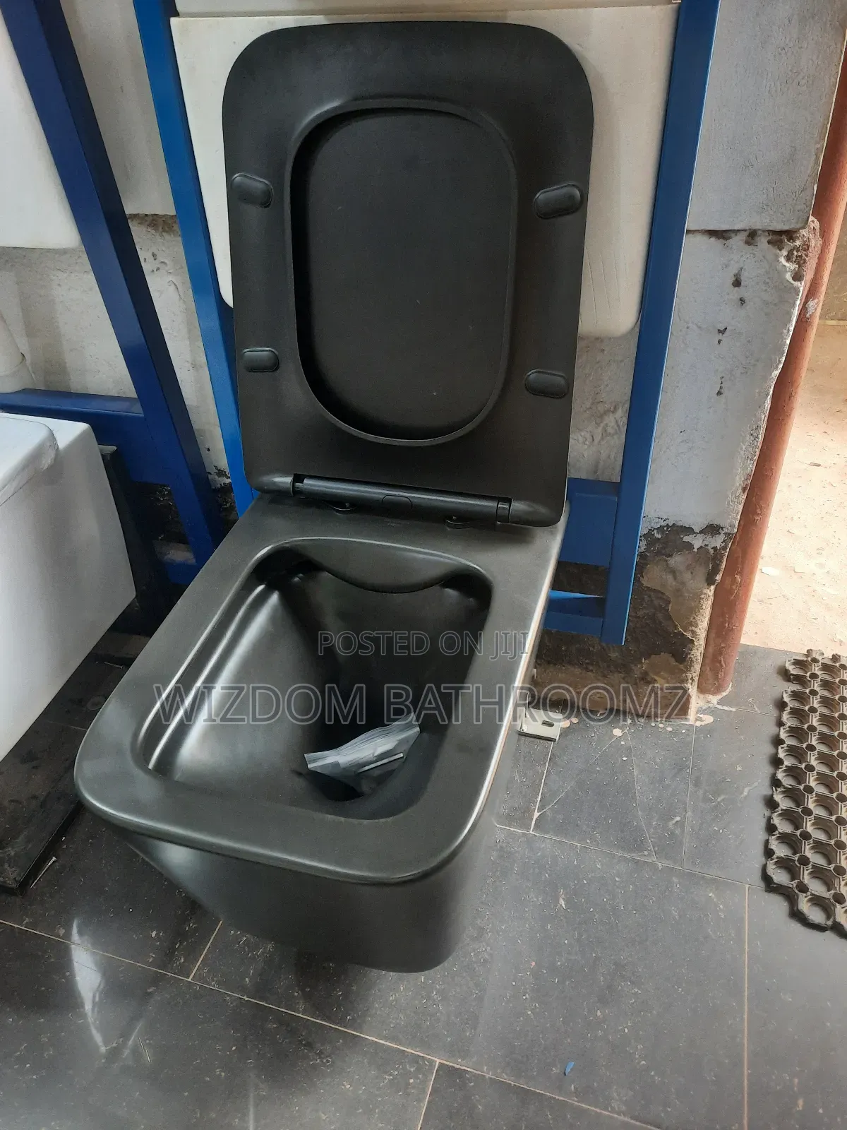 Black Concealed Wc