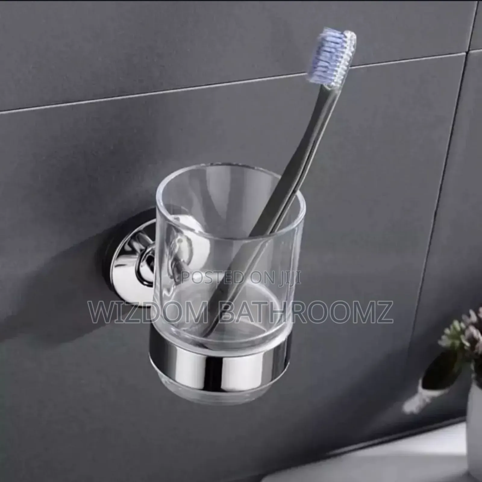Glass Cup Brush Holder