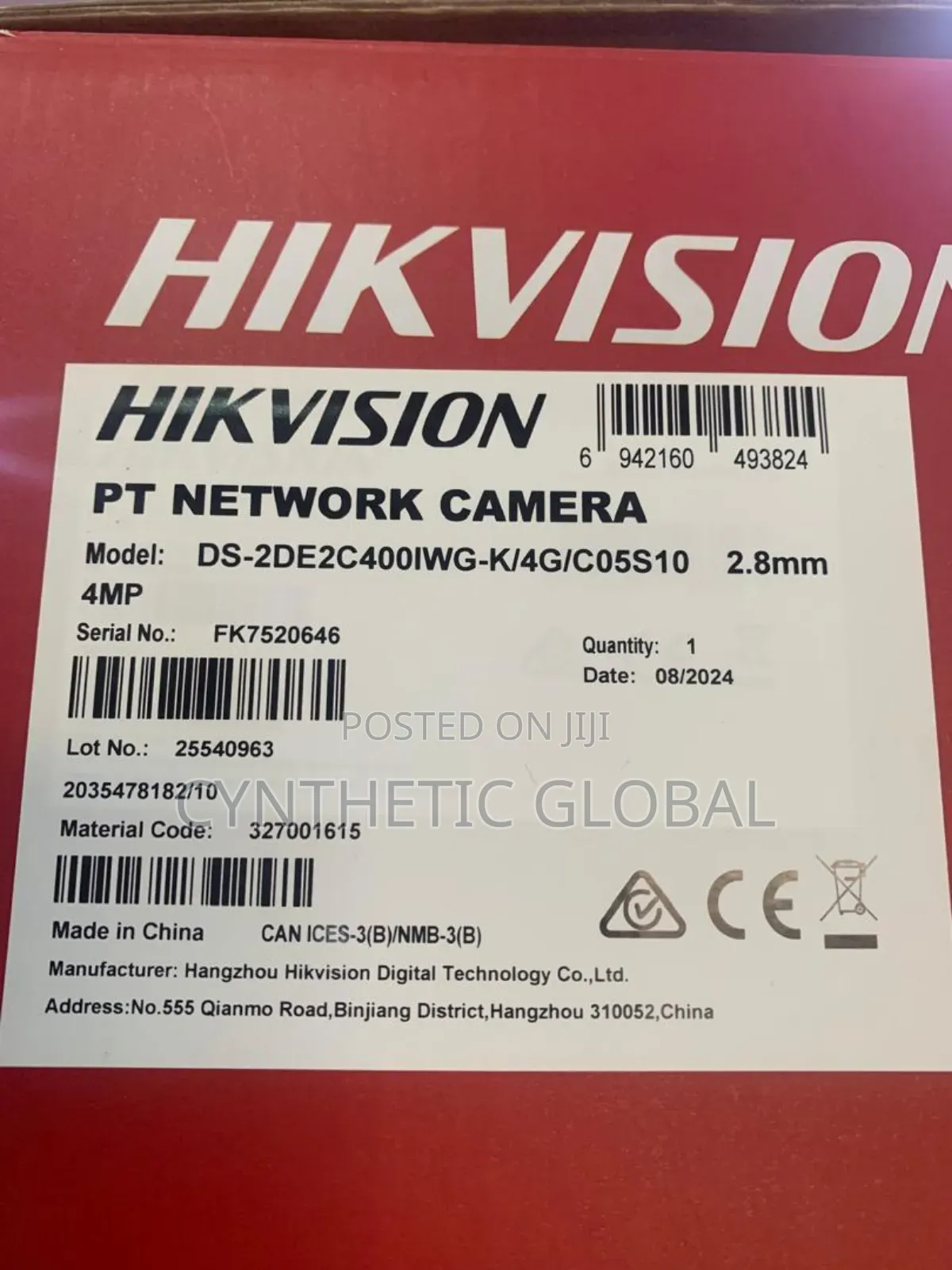 Hikvision 4mp Solar PTZ Camera Ds
