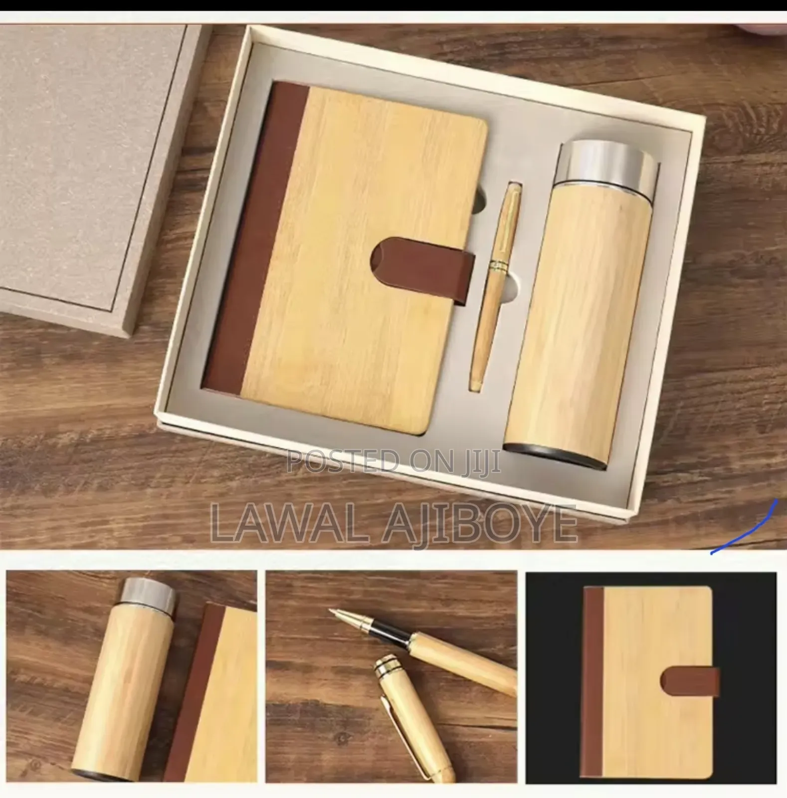 3 In1 Super Beautiful Bamboo Corporate Gift Set