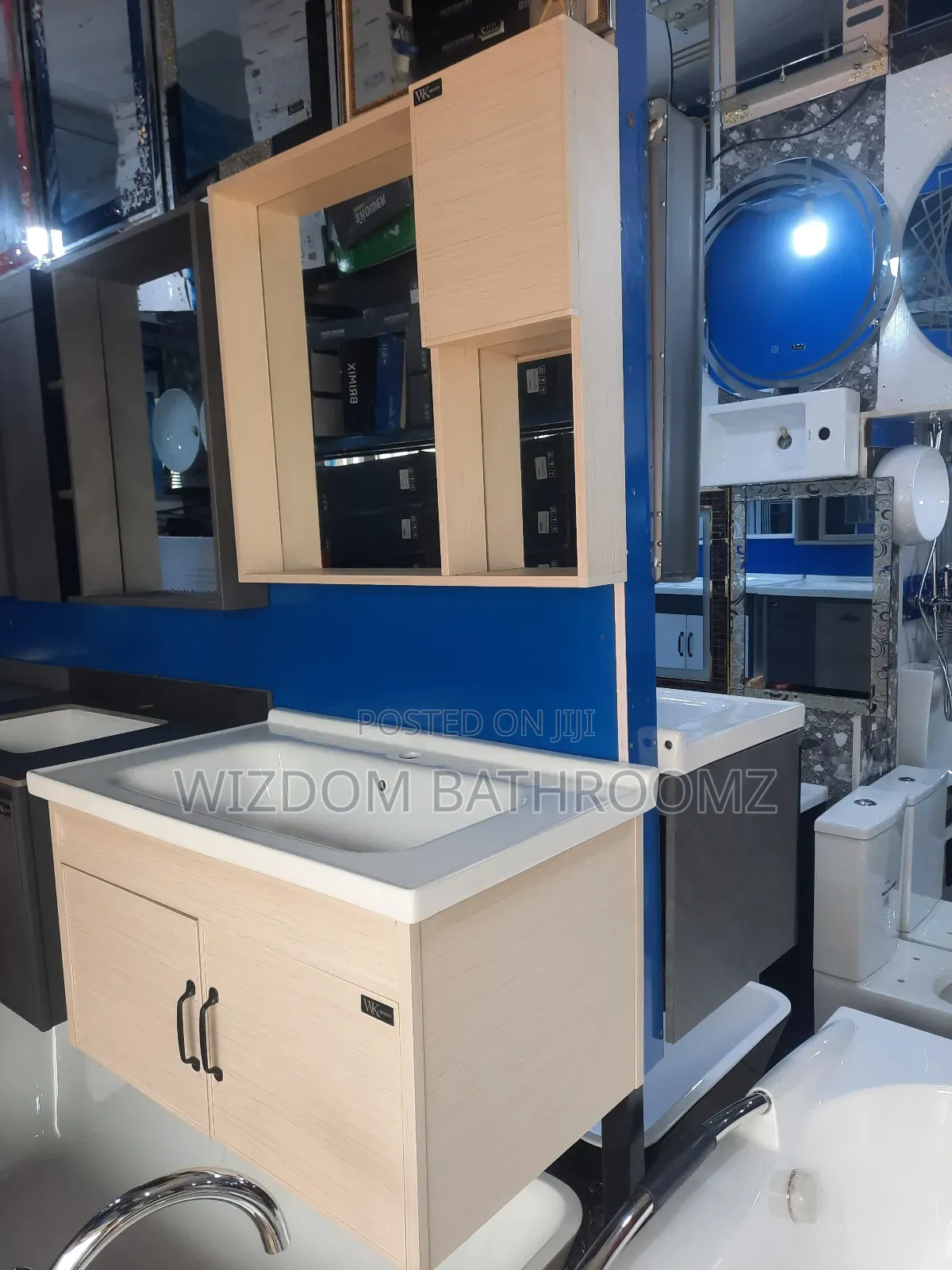Wall Hanging Cabinet With Mirror