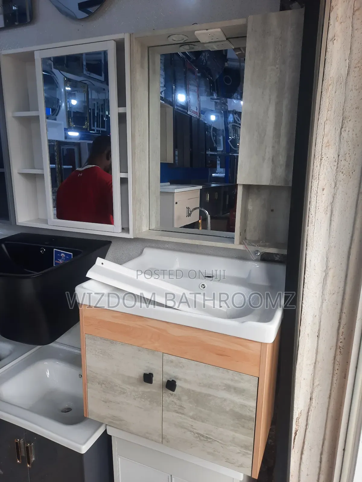 Wall Hanging Cabinet With Mirror
