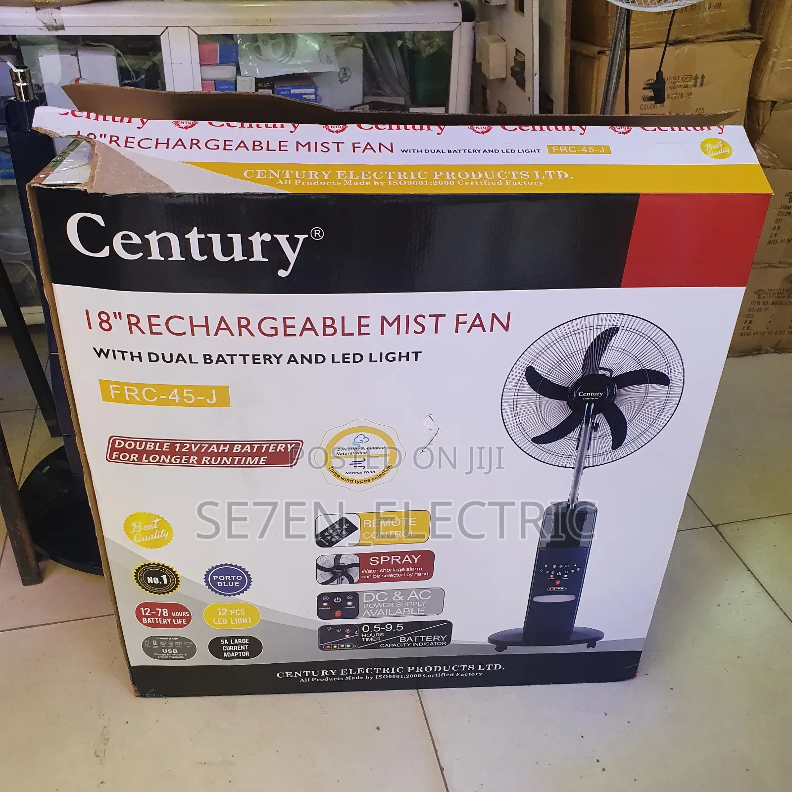 Rechargeable Fan Water Cooler.