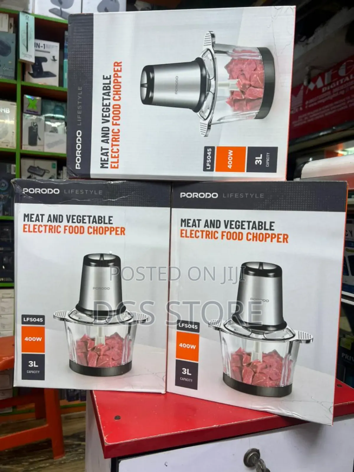 Porodo LFS045 Meat Vegetable Electric Food Chopper