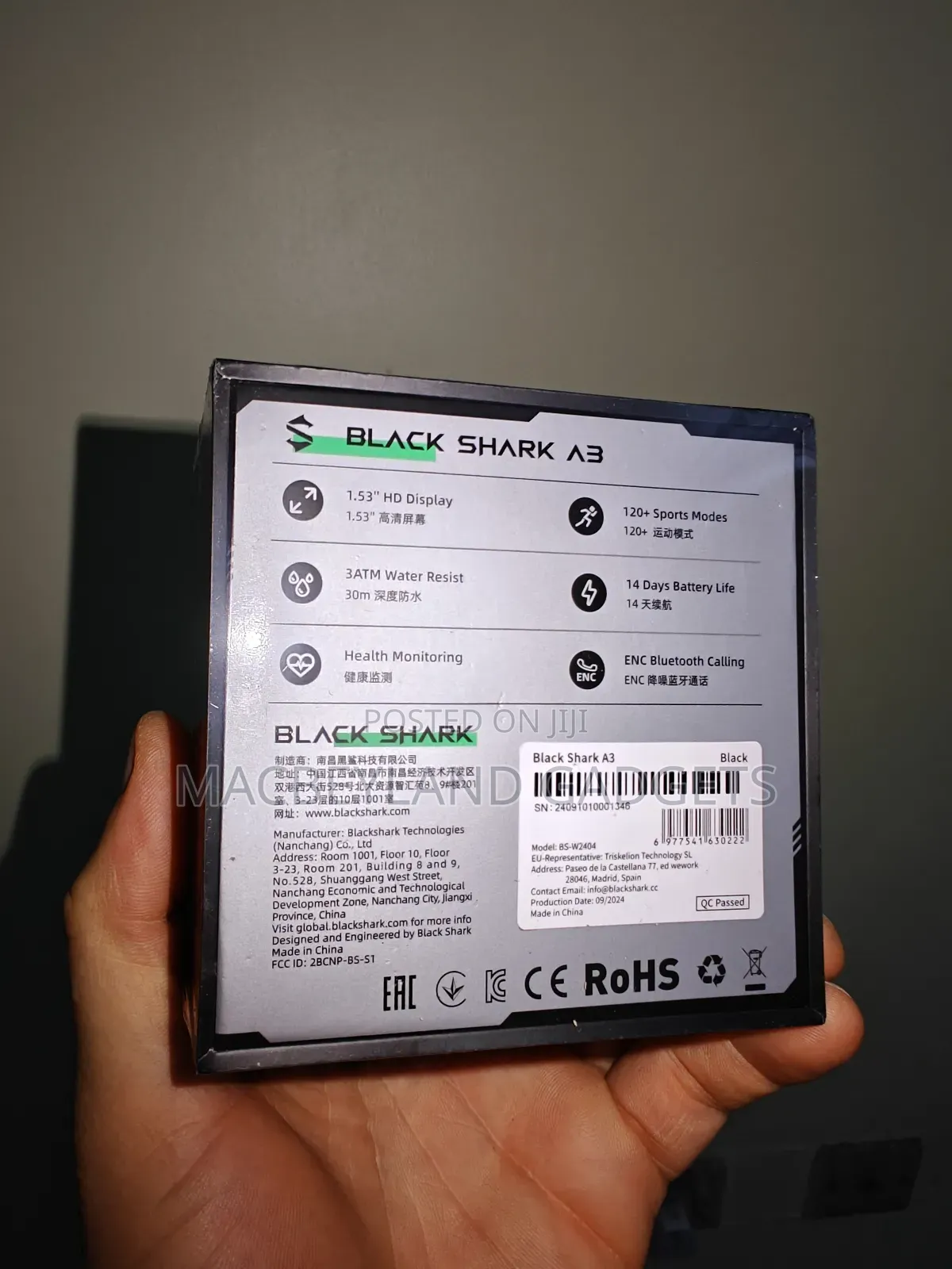 Black Shark A3 Smart Watch