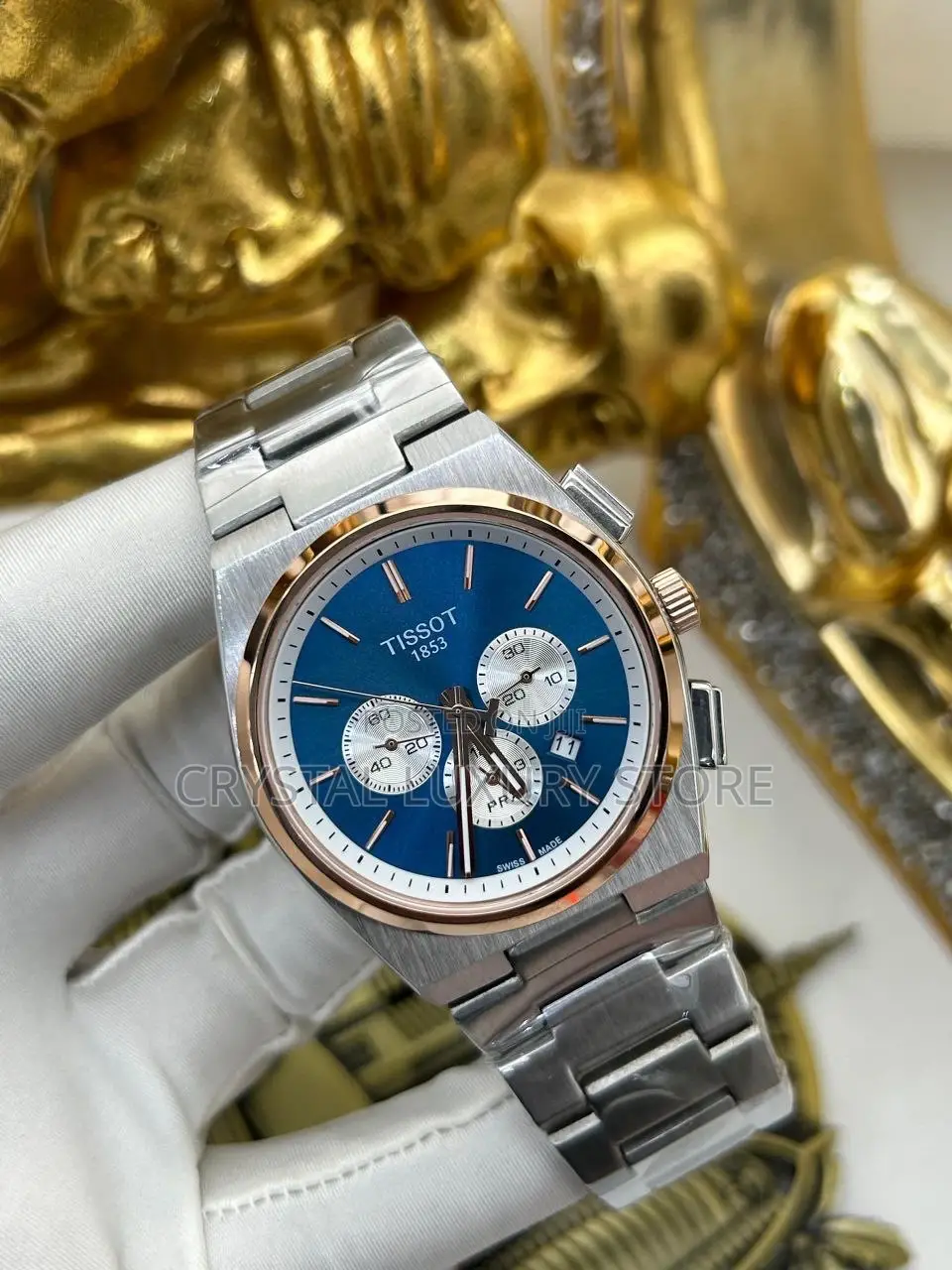 Tissot Quality Men Chain Strap Wristwatch