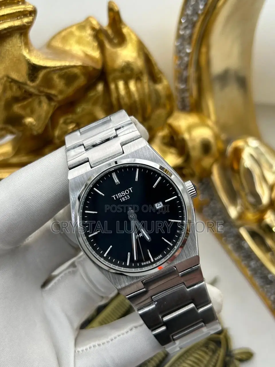 Tissot Quality Men Chain Strap Wristwatch
